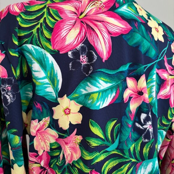 Tommy Bahama Women's Size XL Full Zip Jacket Tennis Golf Pickleball Tropical - Picture 11 of 13